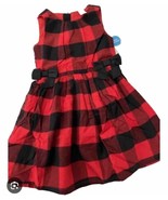 Carter&#39;s Girls Red Buffalo Plaid Holiday Dress Sz 2T Lined Sleeveless Ch... - €8,59 EUR