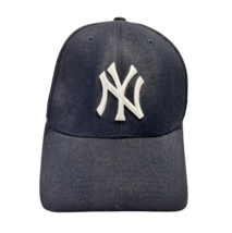 Vintage New York Yankees Cap Hat Men One Size Snapback Twins Wool Blend Logo - $28.47