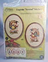 Paragon Needlecraft Hummel Embroidery Kit Umbrella Children 9x12" 0365 Vintage - £8.51 GBP