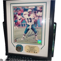 DAN  MARINO AUTOGRAPH PLAQUE 8X10 BOLD SIGNATURE #198 Of 500 - $3,761.07 MXN