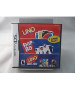 Uno Skip-Bo Uno Free Fall 3 Game Pack 2006 Nintendo DS DSL DSi Video Game - £6.32 GBP