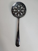 Antique Wm Rogers &amp; Sons Silver Plated Slotted Serving Spoon PAT Aug 2 1917 - £20.24 GBP