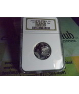 2000-S SILVER 25C NEW HAMPSHIRE PR 69 ULTRA CAMEO BY NGC   20130390 - £19.65 GBP