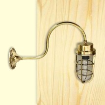 Nautical Lamps Marine Fixture Bulkhead Brass Antique Wall Lamp - £105.98 GBP