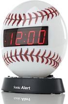 Baseball Alarm Clock Nightlight for Heavy Sleepers - Loud &amp; Compact - $97.01