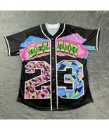 Fresh Prince Bel-Air 23 Retro Throwback 3X Replica Jersey 90s ButtonUp V... - €34,11 EUR