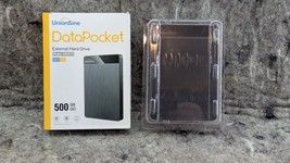 New UnionSine DataPocket 500GB External Hard Drive - Black (HD2510) - $18.99