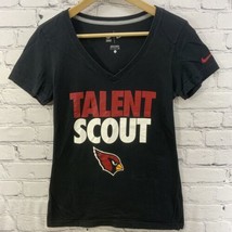 Nike T-Shirt Womens Sz S Talent Scout NFL Arizona Cardinals Black  - £9.49 GBP