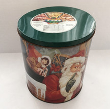 Vintage large sneaking santa graphics shucks popcorn tin hallmark cards ... - £15.27 GBP