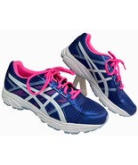 Womens ASICS Gel Contend 4 Running Shoes Sneakers Size 6 1/2 PURPLE and ... - £43.03 GBP