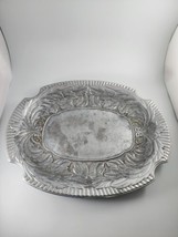 Wilton Armetale Large Platter Acanthus Leaves 19" Oval #373554 cook and serve - £31.13 GBP