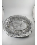 Wilton Armetale Large Platter Acanthus Leaves 19&quot; Oval #373554 cook and ... - £31.13 GBP