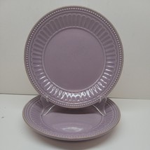 Lenox French Perle Lavender  Salad Plates Bundle Of  2 - £17.46 GBP