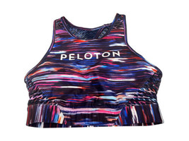 NWT $56 Peloton Melody High Neck Bra Size S Muti-color FA221 - £19.60 GBP