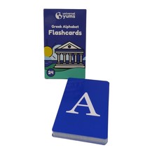 Universal Yums Greek Alphabet Flashcards Flash Cards - Set of 24 Great C... - £3.87 GBP