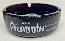 Aladdin Hotel Casino Las Vegas Black Ashtray PB187-11 - $7.99