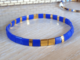 Ober jewellery men women gift for him her navy blue jewelry blue bracelet flexible tilu thumb200