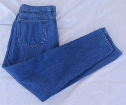 Men&#39;s Gap Straight Leg Medium Wash Denim Jeans Sz 34x29 (Tag 34x32) Cotton READ - £10.89 GBP