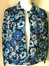 Liz Claiborne New York ~ Floral Print Jacket with Pockets ~ Women&#39;s Size 16 - $22.44