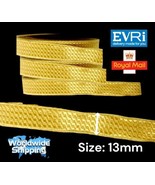 GOLD Mylar braid &quot;Size 13mm&quot; For Army Uniform&#39;Vestment&#39;Fancy Costume. - £3.36 GBP