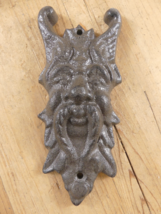 CAST IRON GARGOYLE WALL DECOR PEACE ENTRYWAY DOOR WALL MOUNTED GARDEN SHED - €13,68 EUR