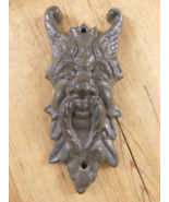 CAST IRON GARGOYLE WALL DECOR PEACE ENTRYWAY DOOR WALL MOUNTED GARDEN SHED - $294.19 MXN