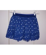 CHILDREN&#39;S PLACE GIRL&#39;S CUTE BLUE POLKA DOT GATHERED SKIRT W/NET-XL(14)-NWT - $15.33 CAD