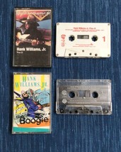 720A~ Hank Williams Jr: Born To Boogie &amp; Five-O Classic Hits Cassette Tape Lot - £9.10 GBP
