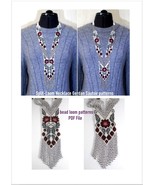 Bead loom patterns Split-Loom Necklace Gerdan, Beading Loom Stitch, PDF ... - $20.34 CAD