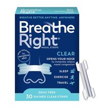 7/29 Breathe Right Original Nasal Strips Clear Sm/Med For Sensitive Skin... - $16.82