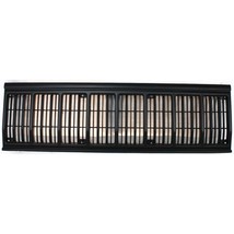 New Grille For 91-96 Jeep Cherokee w/o Emblem Painted Black Shell Insert Plastic - £96.11 GBP
