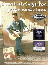 Larry Crane 2005 Black Diamond Acoustic Guitar Strings advertisement print ad - £3.30 GBP