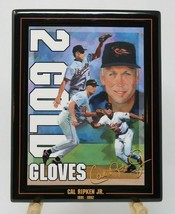 CAL RIPKEN JR. 2 Gold Gloves Bradford Exchange LIMITED EDITION Plaque #628B - $42.08