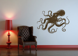 Yet Another Giant Octopus Removable Vinyl Wall Art - £29.53 GBP