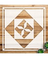 Diamond barn Quilt Stencil Pattern for Wood Signs and Home Decor, Reusab... - $14.69