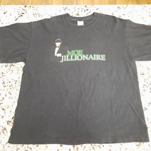 Vintage The Three Stooges shirt Moe Jillionaire XL x-large Hanes black t... - $388.70 MXN