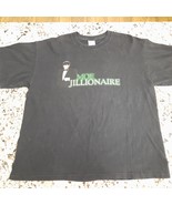Vintage The Three Stooges shirt Moe Jillionaire XL x-large Hanes black t... - $388.70 MXN