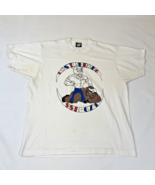 Vintage 90s USS Trepang Submarine SSN 674 White Screen Stars T Shirt XL - $39.59