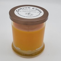 NEW Canyon Creek Candle Company 8oz Status jar ORANGE BLOSSOMS scented Handmade - $19.94