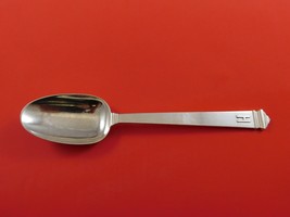 Hampton by Tiffany Sterling Silver Serving Spoon w/ Applied H Mono 8 3/4&quot; - £147.13 GBP