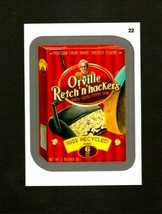 2014 Wacky Packages Series 1 &quot;Orville Retch &#39;n Hacker&#39;s&quot; #22 Silver Sticker Card - £1.58 GBP