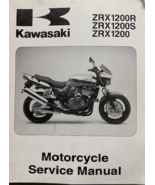 2001 Kawasaki ZRX1200R ZRX1200S ZRX1200 Motorcycle Service Manual 99924-... - £62.75 GBP