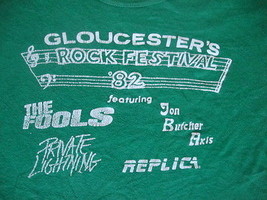 Vintage 1982 Gloucester&#39;s Rock Festival Jon Butcher Axis Replica Tour T ... - £41.46 GBP