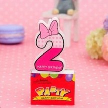 Daisy Duck Second Birthday Candle / Keepsake Topper  2&quot;X1&quot; USA Seller - £3.89 GBP