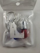 2-Pack Waterproof Mini Pill Box Case Bottle Holder Container Keychain Ke... - £4.61 GBP