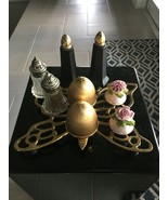 Vintage Butterfly Pot Holder and 3 sets of salt and pepper shakers - $12.97 CAD