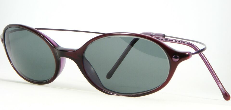 ANYWAY OL-01-11230-01 BURGUNDY /PURPLE W/ GREY LENS SUNGLASSES GLASSES 4... - $35.64
