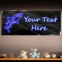Personalized Shark Neon Sign 600mm X 250mm - £99.90 GBP+