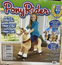 Mint Pony Rider Plush Ride On Toy Pony Gallop &amp; Go - £130.48 GBP