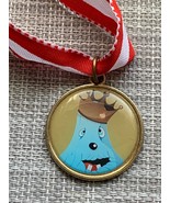 Kids Cartoon Pendant Medal GWS Gold Colored - $10.77 CAD